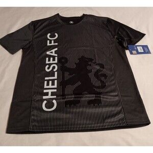 Chelsea FC Black Football Soccer Shirt Jersey Size L